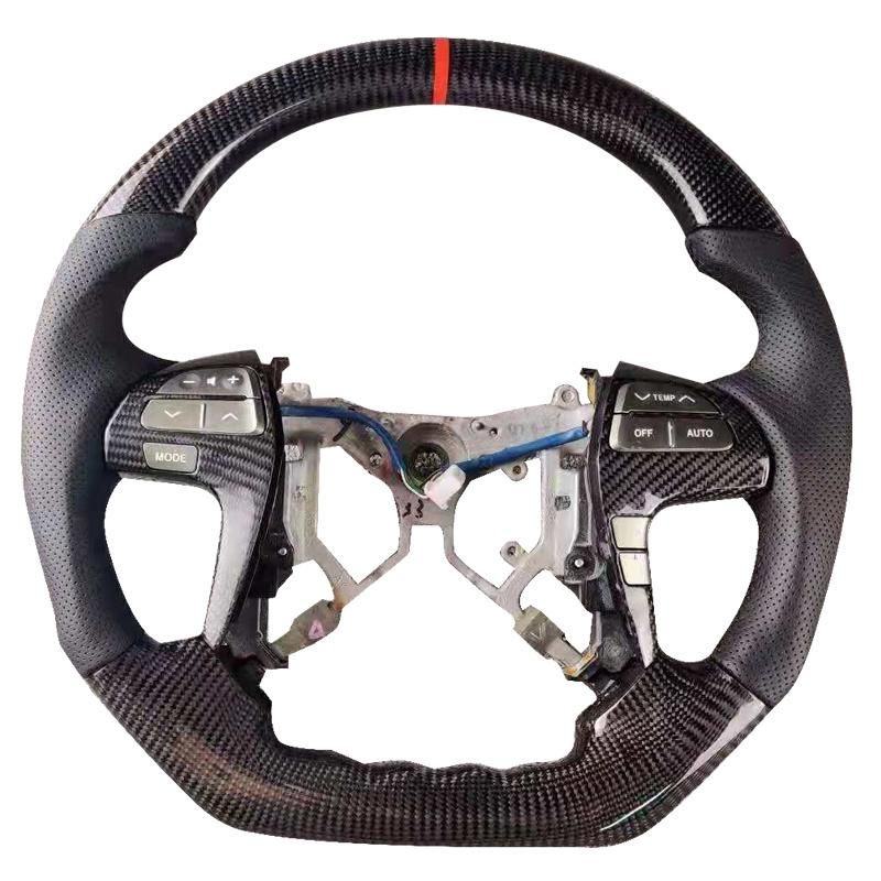 Custom Design Carbon Fiber Car Steering Wheel for Toyota Hilux Vigo 2012-2014