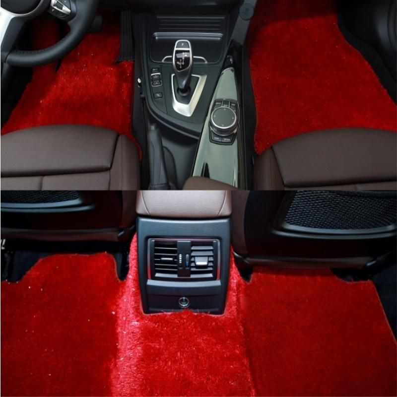 Double Layer Car Foot Mat Non-Slip Car Carpet