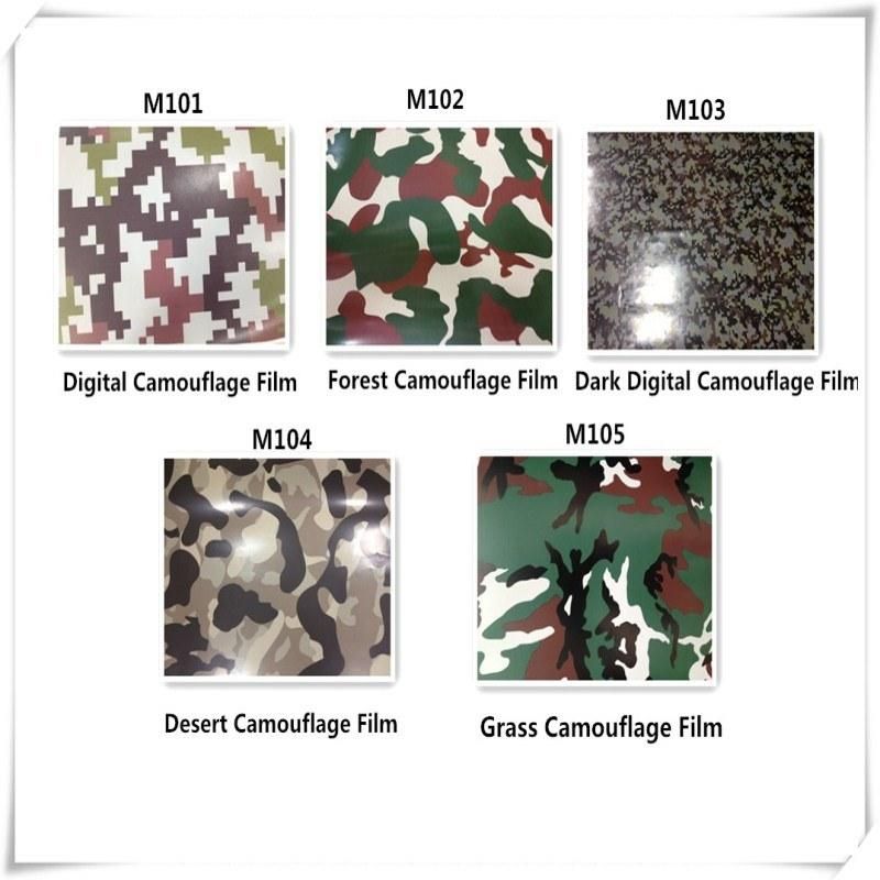 Camouflage Wrapping Sticker Full Car Body Wrap Vinyl