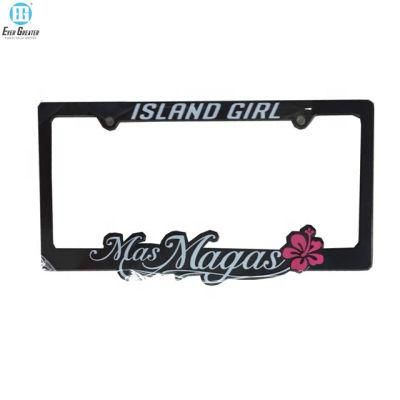 Custom Acrylic Chrome License Plate Frames