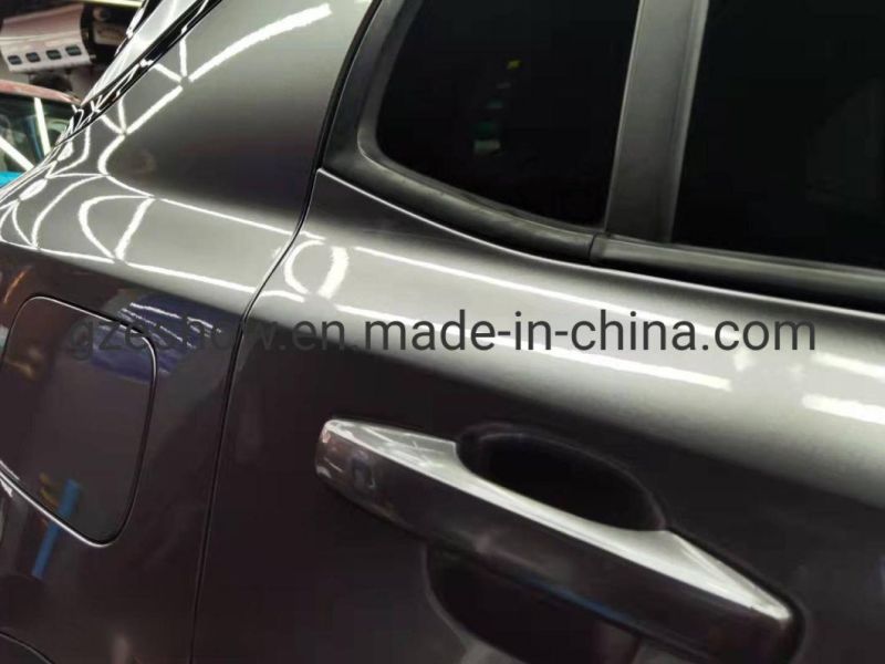 Glossy Metallic Dark Gray Car Sticker Car Film Protector