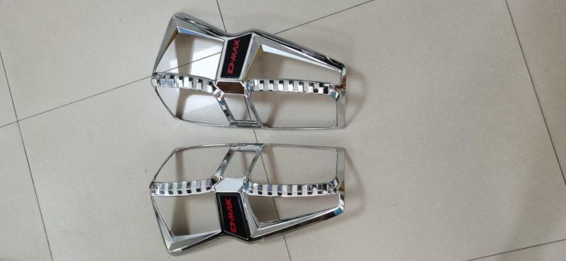 Chrome /Black Head & Tail Light Cover for Isuzu D-Max 2020