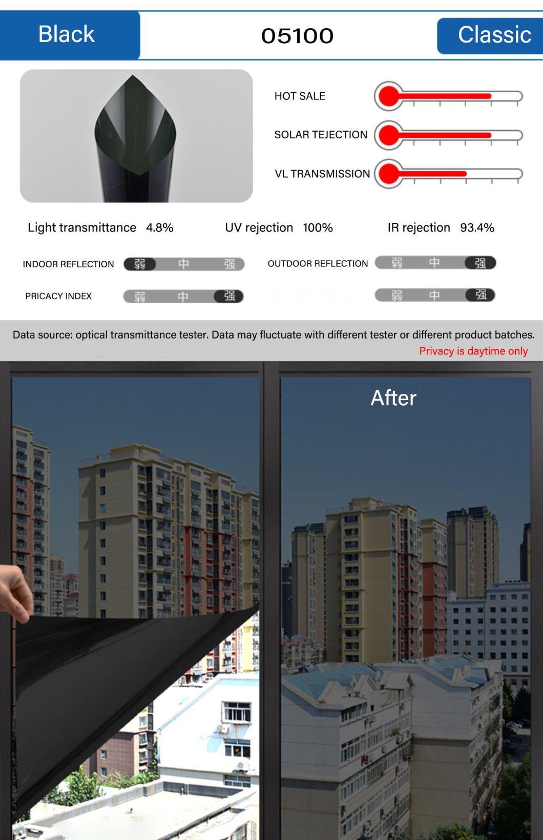 New Vision One-Way-Vision Mirrored Gold Window Film for Privacy