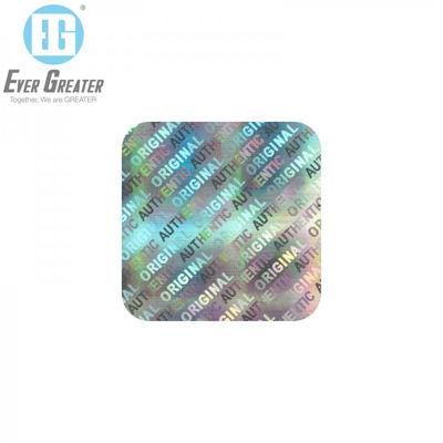 Die Cut Self Adhesive Reflective Holographic Labels Custom Hologram Sticker