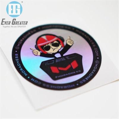 Waterproof Label Printed Metallic Foil Custom 2D Holographic Custom Hologram Sticker