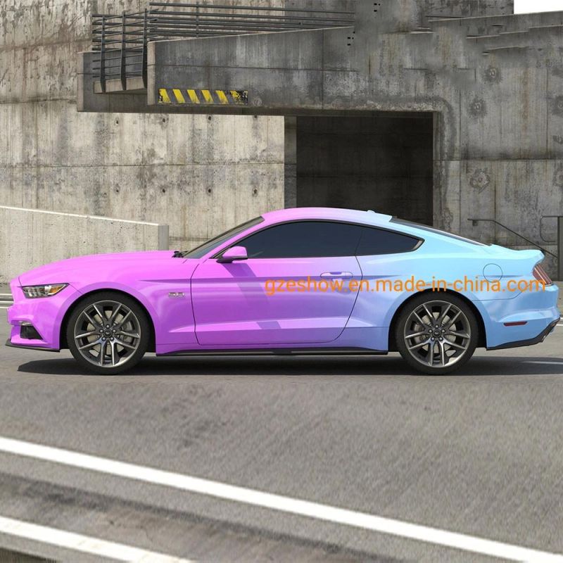 Purple to Blue Changing Film Vinyl for Car Decoration