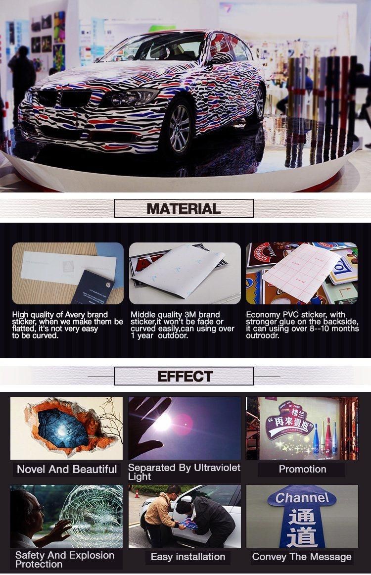 Customed Vinyl Car Decal, Floor Sticker for Decoration (TJ-021)