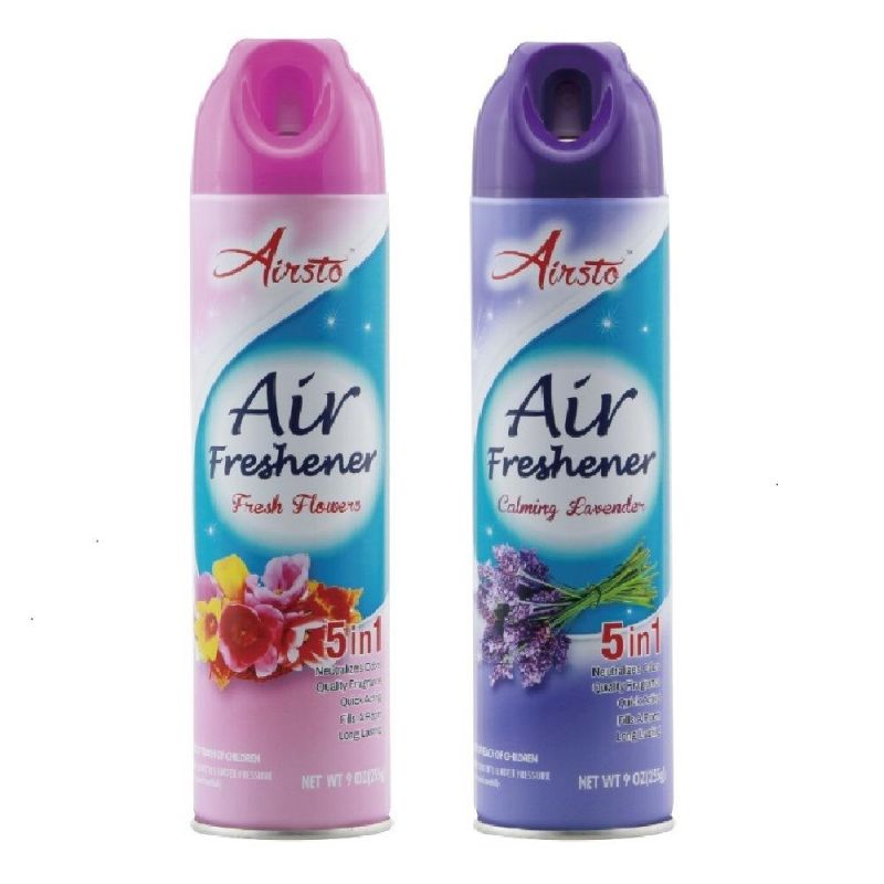 300ml Eco-Friendly Aerosol Air Freshener Vanilla Flower Scent for Home/Car/Office