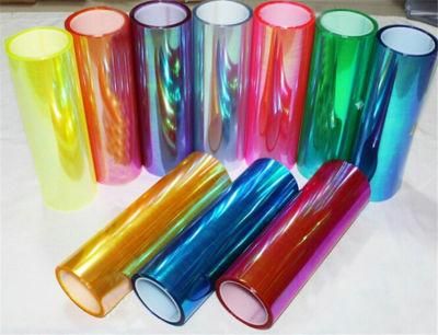 Profession Manufacturer 0.3*10m Various Style Chameleon Headlight Film Car Sticker Roll Car Wrap Film