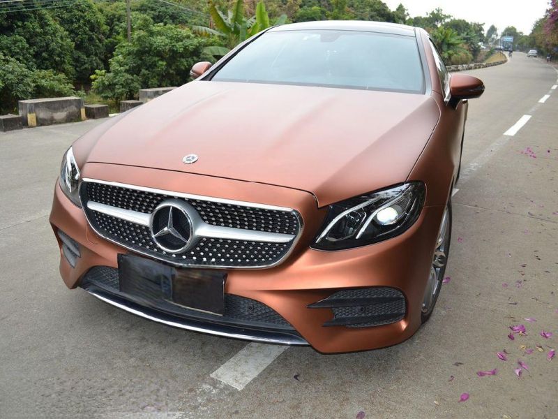 Hot Sale Colors Satin Chrome Metal Brown Car Wrap Film