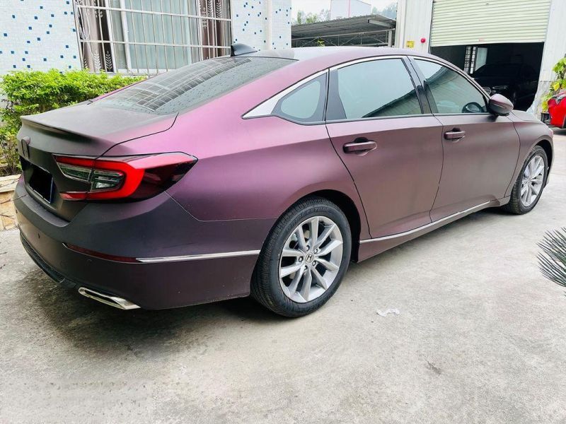 Ultra Matte Purple Flow Vinyl Wrap for Car Wrap Styling Film