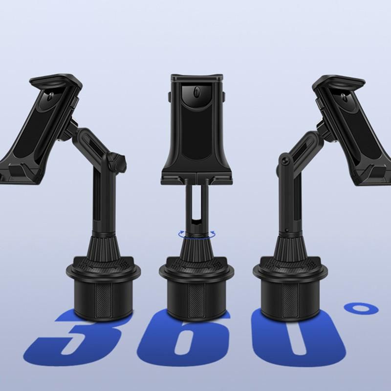 360 Degrees Rotating Universal Car Cup Holder for 4-13 Inch Mobile Phone Tablet Stand Bracket Holder