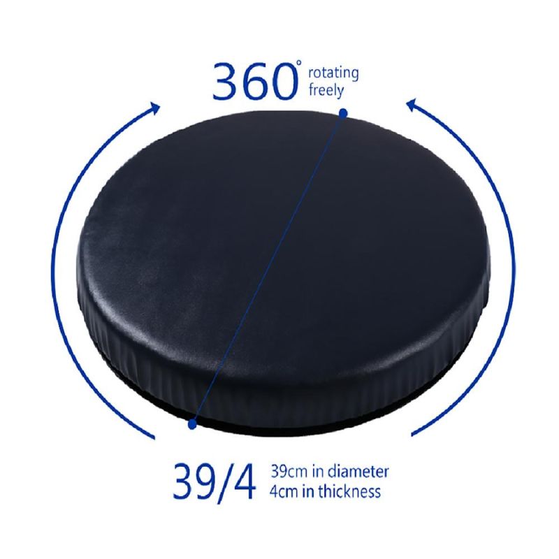 Wholesale Navy Blue PU Swivel Seat Cushion for Car