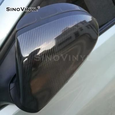 SINOVINYL Auto Wrap Car Interior Exterior Decoration Parts 5D Carbon Fiber Vinyl For Covering