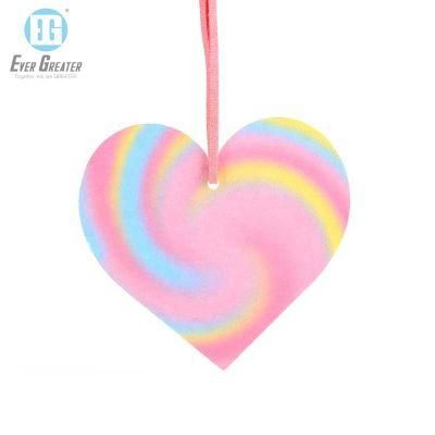 Heart Hanging Paper Car Air Freshener