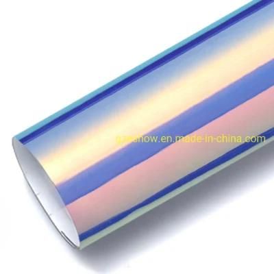 Rainbow White Car Vinyl Wrapping Film