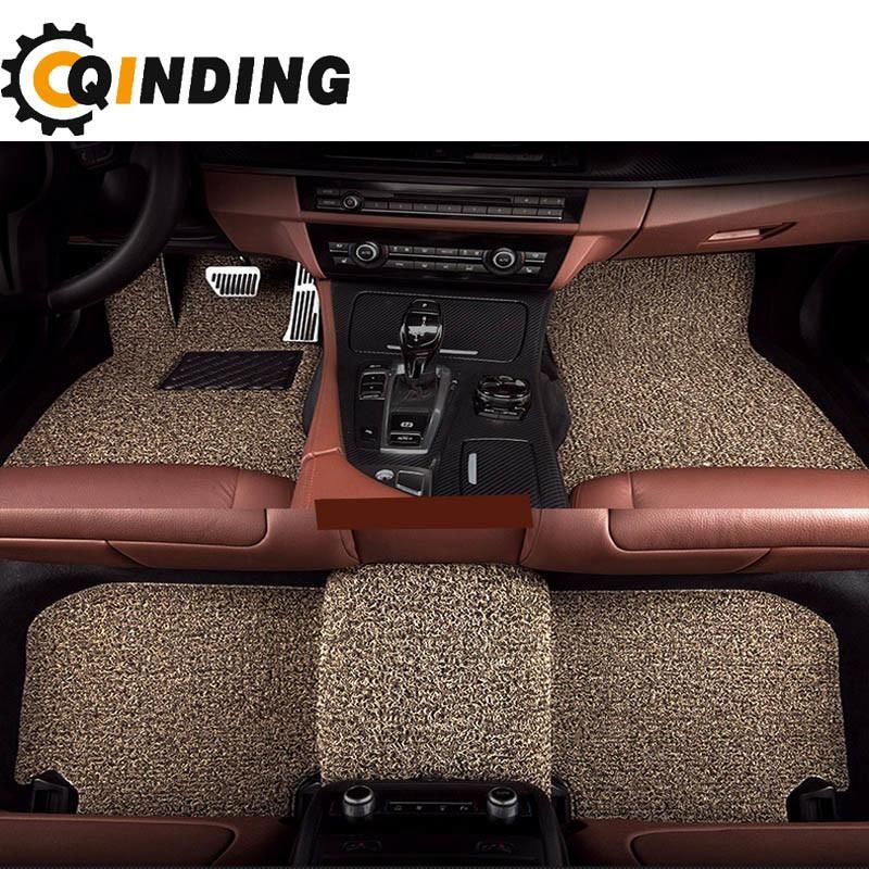 Waterproof Wear Leather Anti Slip 5D Red Car Floor Mat