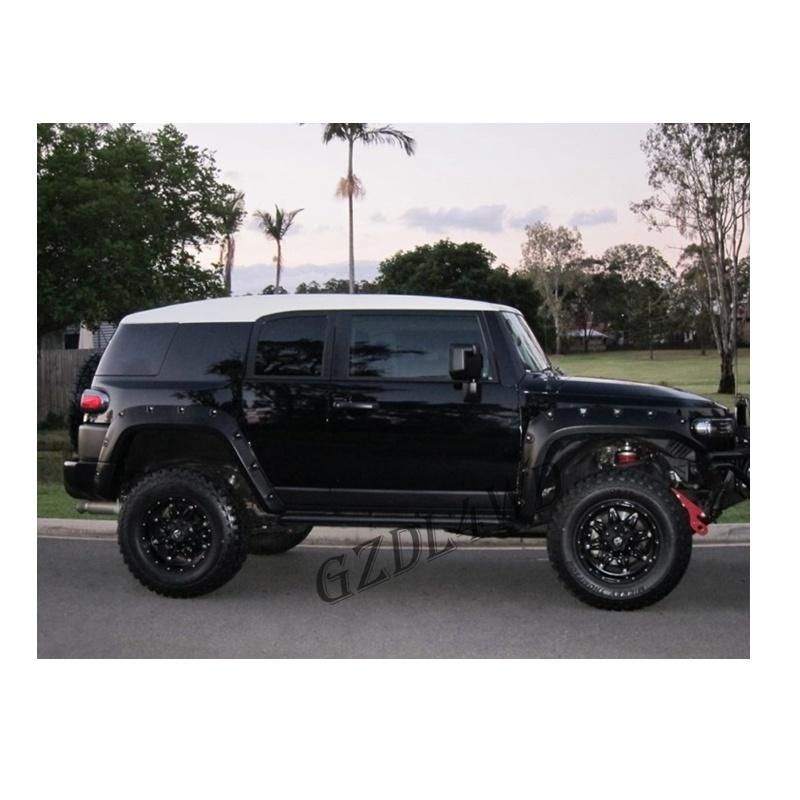 4X4 ABS Black Car Fender Flare for Toyota Fj Cruiser 08-15