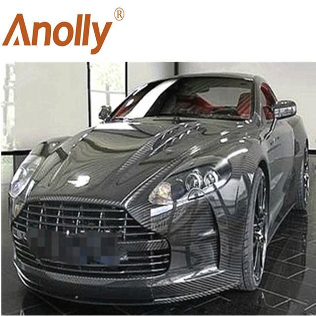 China Manufacturer Film 2D Colors Carbon Fiber Sheet Glossy Foil Color Change Vinyl Gold Silver Car Wrap Vinyl