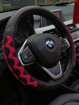 Hand Sewn OEM High Quality Fur Steering Wheel Cover