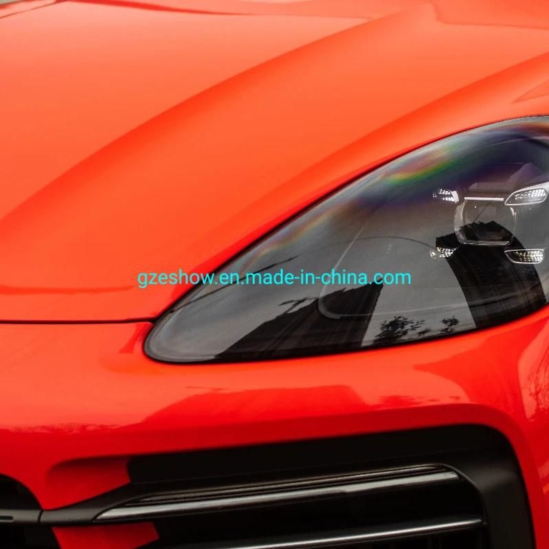 Matte Orange PVC Car Wrapping Film Car Body Vinyl Car Sticker