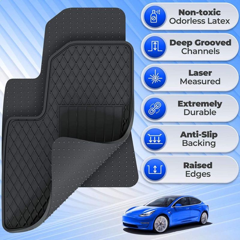 Factory Price Custom Rubber/Latex/PVC Car Floor Mat for Tesla Model 3