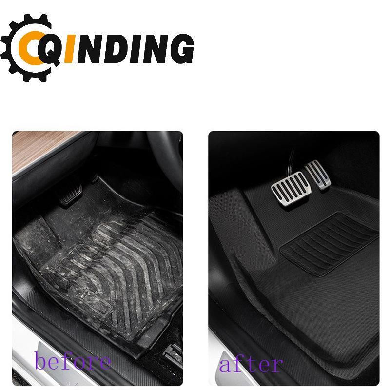 Diamond Crown Waterproof Anti Slip Car Floor Mats Girls Women Crystal Flower Universal Car Foot Mats