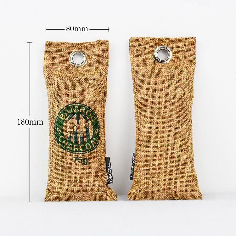 Natural Air Purifying Bag Bamboo Charcoal Bag Air Purifying Deodorizer Bags