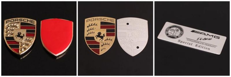 Ferrari Lamborghini Emblem Fender Badge Decal Sticker Logo Car Accessories Car Parts Decoration Metal