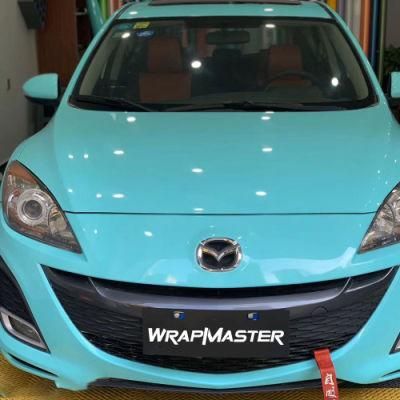 Tsautop 1.52*18meter Tiffany Super Gloss Crystal Vinyl Car Wrap