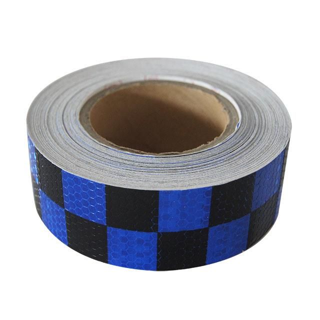 PVC Honeycomb Reflective Sticker/Tape with Checkerboard Pattern, Safety Marking Sign