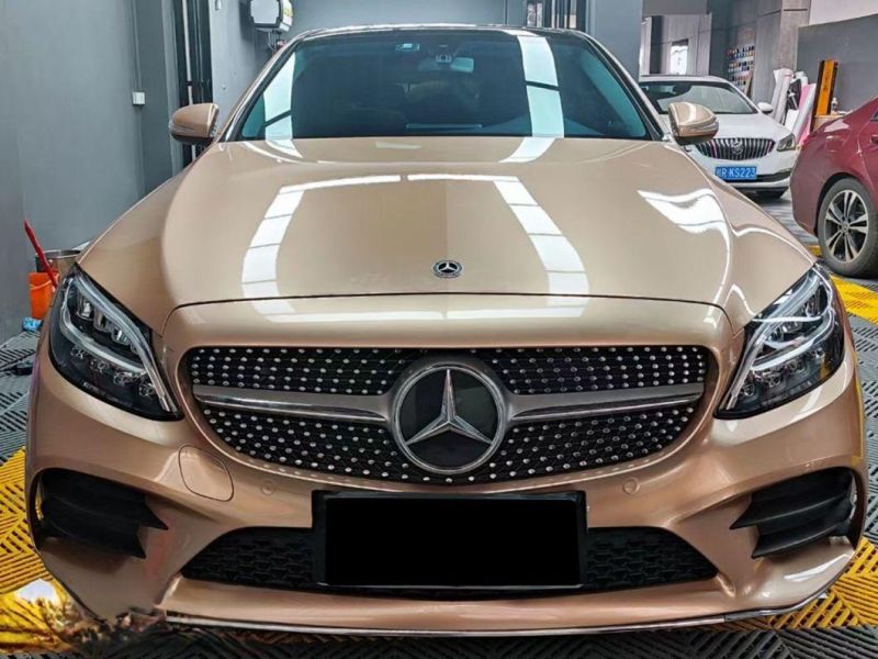 Glossy Metallic Champagne Gold PVC Decorative Film for Car