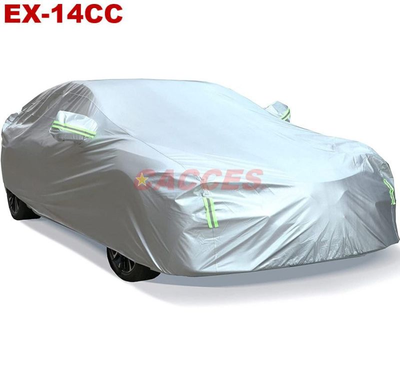 Car Cover Full Car Cover Dirt-Repellent Car Garage Dust-Proof Car Cover Full Garage Waterproof Car Cover for Car Winter and Summer 170t Polyester Fit Sedan/SUV