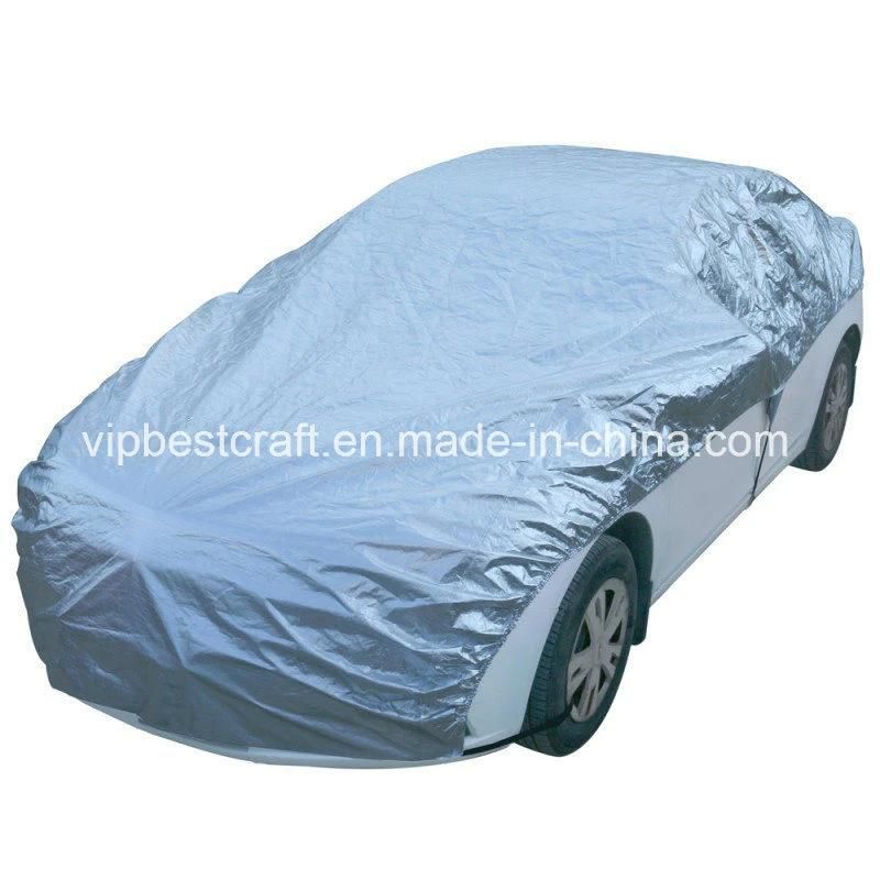 Aluminum Cool Car Cover, Superior Protect From The Sunshine--Cool Your Cars in The Hot Weathers--Easy Setup- Cars up to 180′′