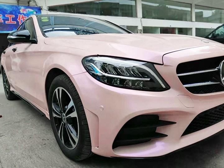 Magic Dreamy Pink Car Wrapping Film Vinyl Stickers