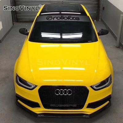 SINOVINYL 1.52X18M/5X59FT Wholesale Selling Super Gloss Crystal Car Decoration Vinyl Sticker Wrapping Films