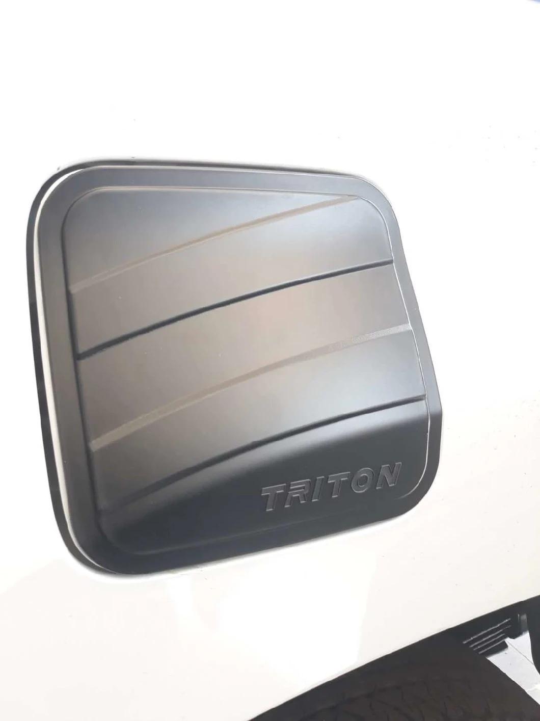 Black Gas Tank Cover for Mitsubishi Triton 2019