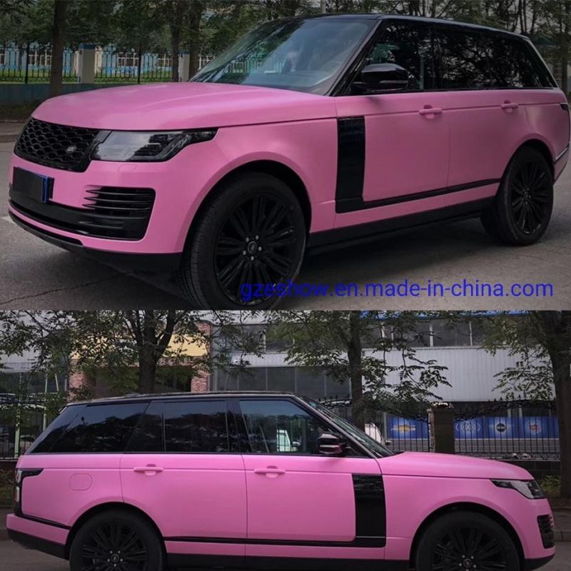 Glossy Ceramic Pink Wrap Vinyl Film Car