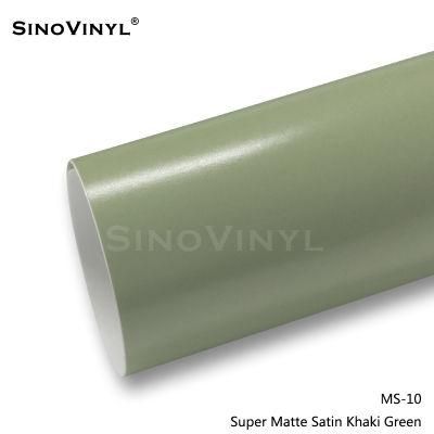 SINOVINYL Full Car Body Stickers PVC Vinyl High Quality Removable Sticker Super Matte SatinFilm Car Wrap Film