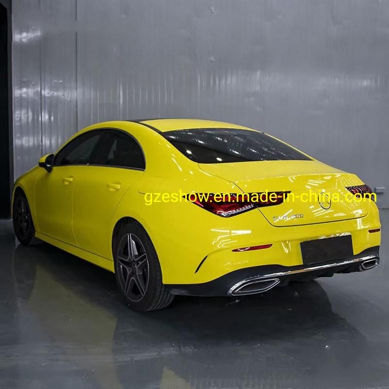 Gloss Wrap Glossy Crystal Corn Yellow Car Film