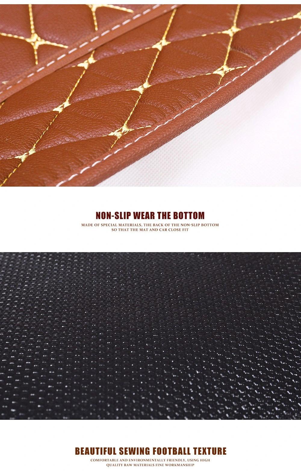 Luxury 5D Car Mats Waterproof Leather Car Interior Accessories 4 Pieces Carpet Foot Car Floor Mats