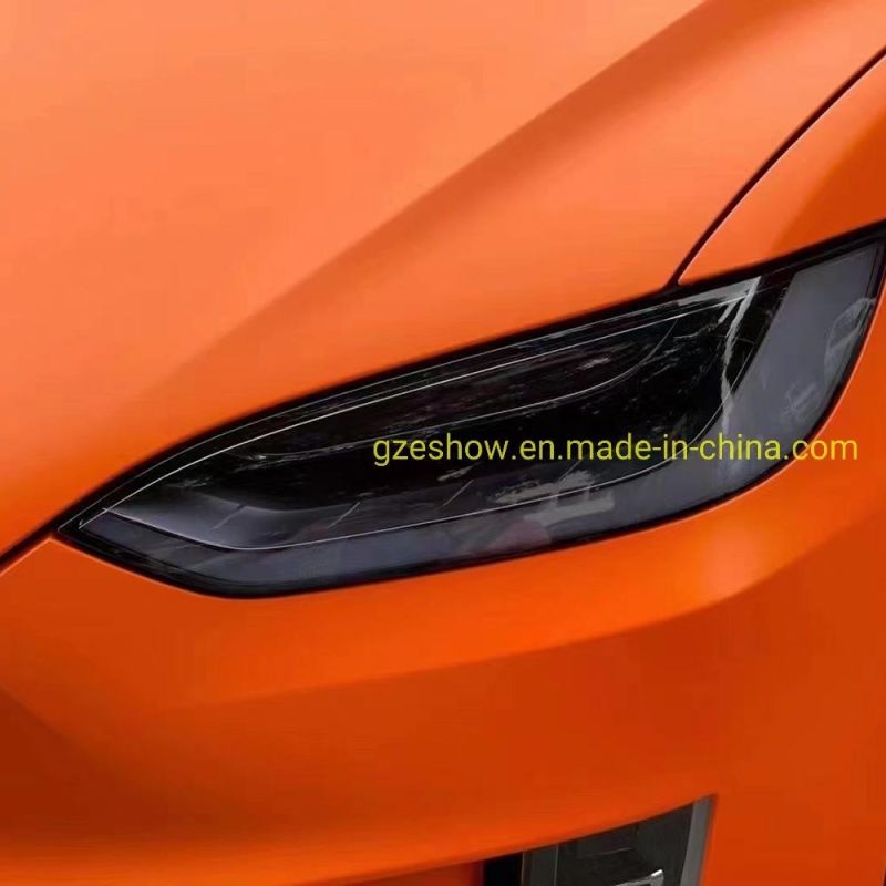 Matte Ultimate Flat Orange Car Paint Car Film