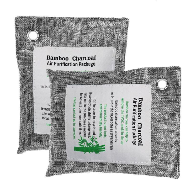 Eco Friendly Air Purifying Bag Activated Bamboo Charcoal Natural Air Freshener