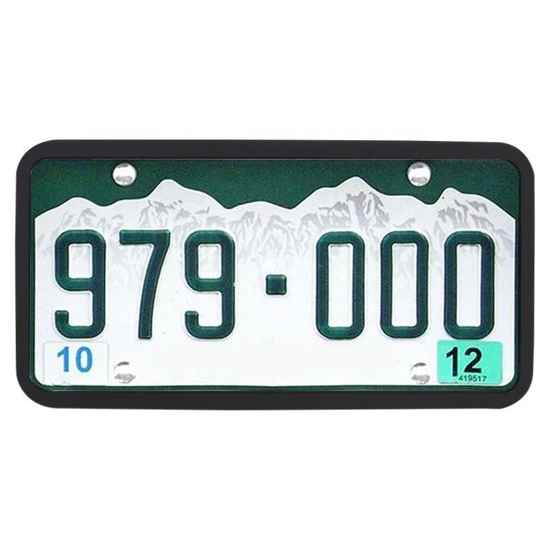 Wholesale Standard New Customized Car Number License Plate Frame Silicone License Plate Cover