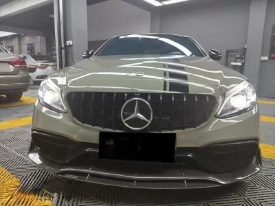 Crystal Khaki Green Car Wrap Vinyl Film Chrome Plating