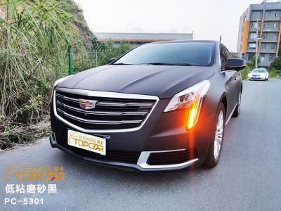 1.52*30m Frosted Black Air Bubble Free Car Wrap Film Color Change Vinyl Film Car Wrapping Car Body Decoration