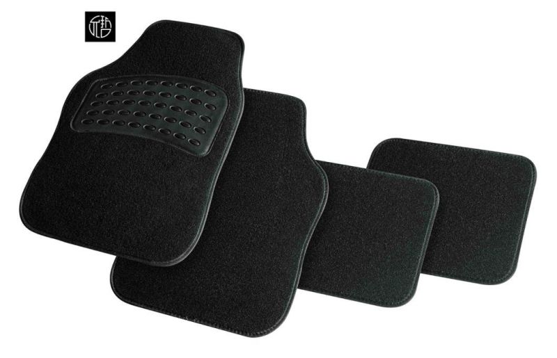 Interior Universal 4PCS PVC Car Mat Anti-Slip Car Foot Mats