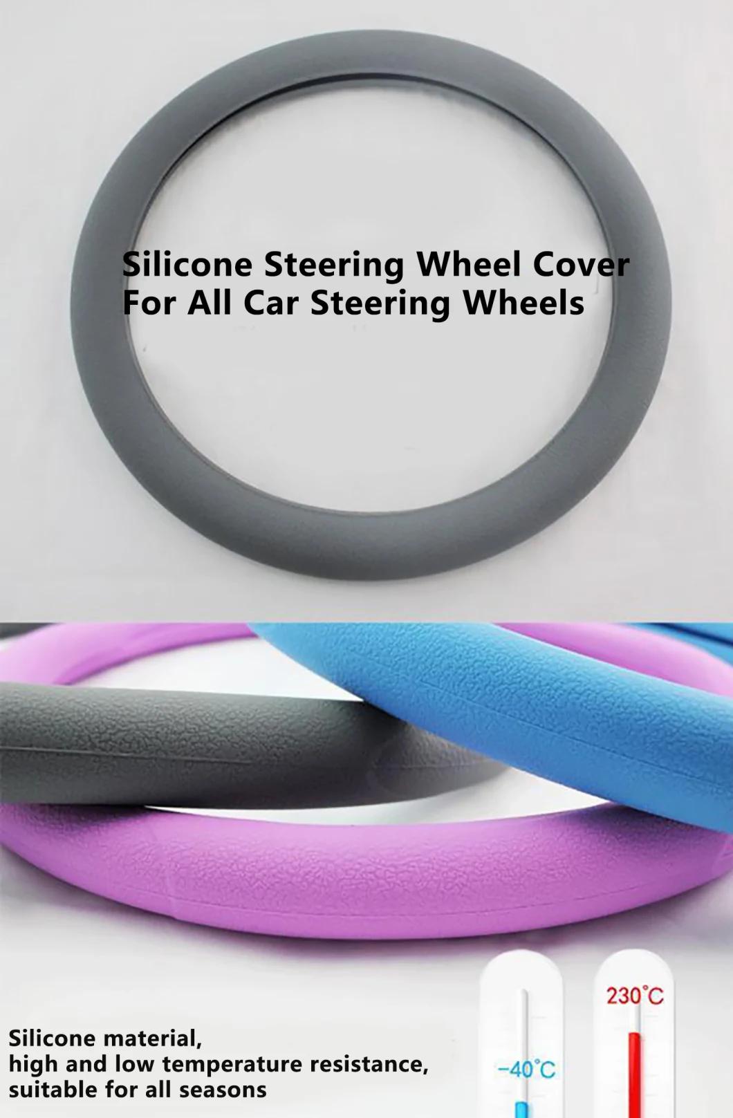 Fashion Durable Silicone Steering Wheel Cover