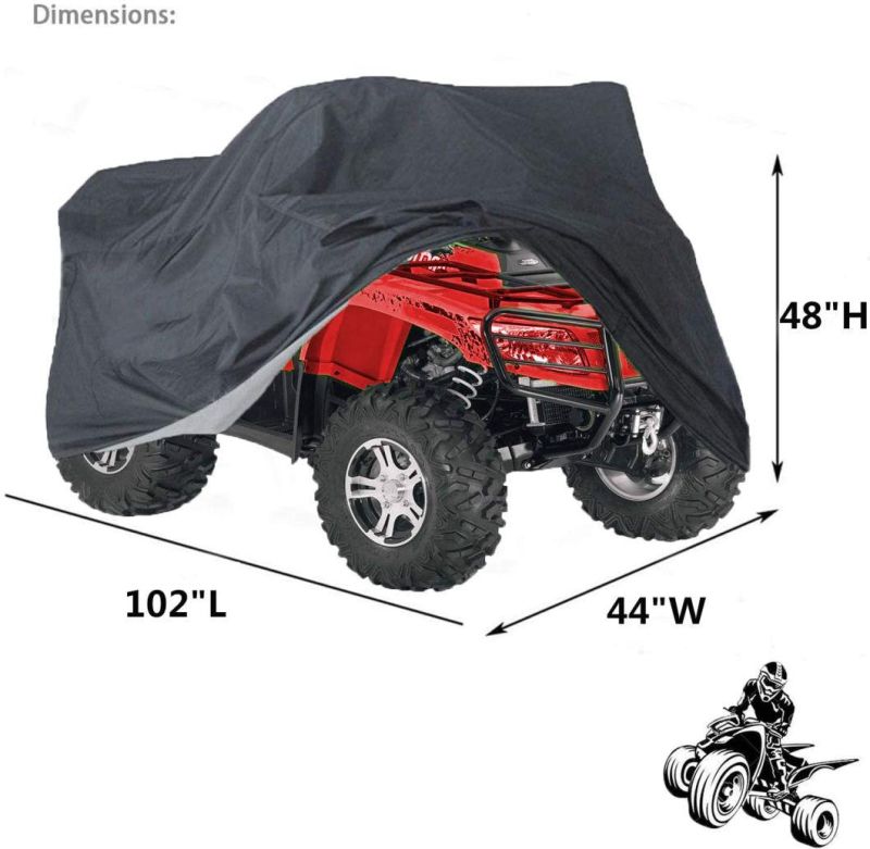 Anti-UV Waterproof 600d Polyester ATV Kart Cover