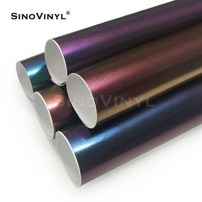 SINOVINYL Chameleon Color Changing Bubble Free Vinyl Film body film Roll